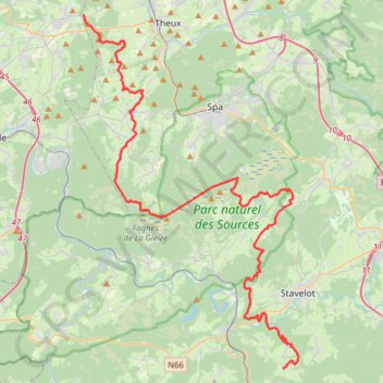 Wanne - Banneux GPS track, route, trail