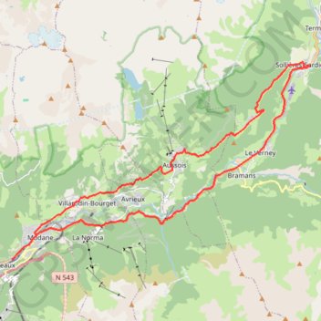 22 - Tour de l'Esseillon GPS track, route, trail