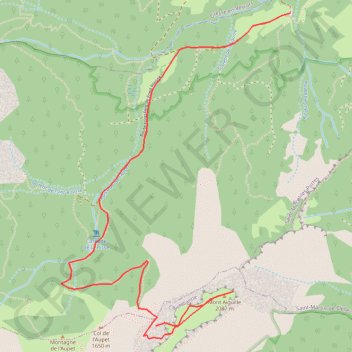 Mont Aiguille GPS track, route, trail