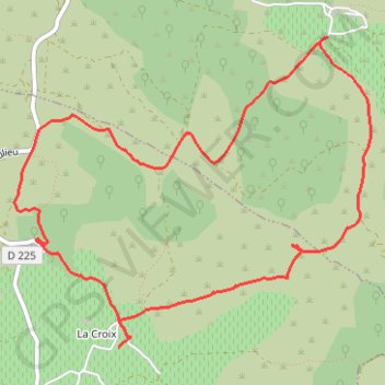 Lacroix - Les Divols GPS track, route, trail