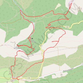 Les sources de l'Huveaune GPS track, route, trail