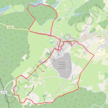 Circuit des Marroux - Glageon GPS track, route, trail