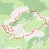 Le tour du Mont Auvare GPS track, route, trail
