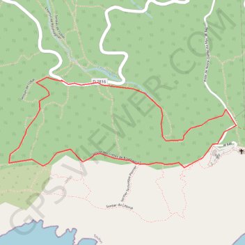 Le Mai - Roumagnan GPS track, route, trail