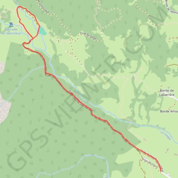 Le plateau de Sanchèse - Lescun GPS track, route, trail