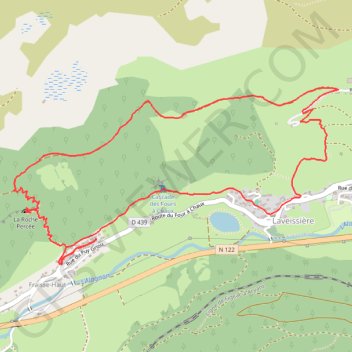Laveissiere Cantal GPS track, route, trail