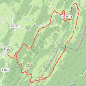 [Itinéraire] Les Closettes GPS track, route, trail