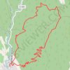 La montagne de Chabrier GPS track, route, trail