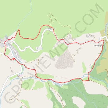 Le Puits Salé GPS track, route, trail
