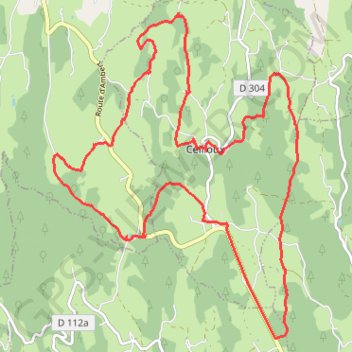 Ceilloux et ses environs GPS track, route, trail