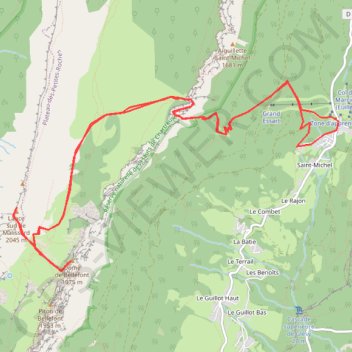 Aup du Seuil en Chartreuse GPS track, route, trail
