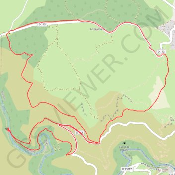 Blandas-Foux GPS track, route, trail