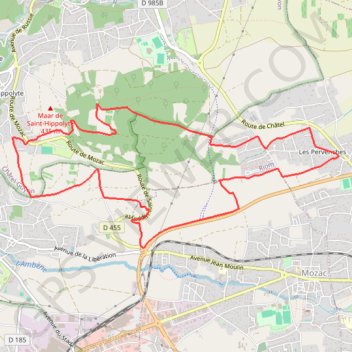 Les cotes de Riom GPS track, route, trail