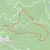 Les rocs de Crémaussel GPS track, route, trail