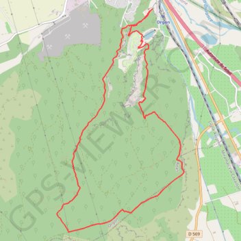 Orgon - La plaine de Bonnaud GPS track, route, trail