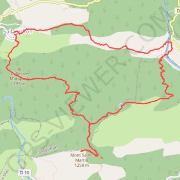 Mont Saint-Martin GPS track, route, trail