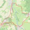 Autour de Vézelay GPS track, route, trail
