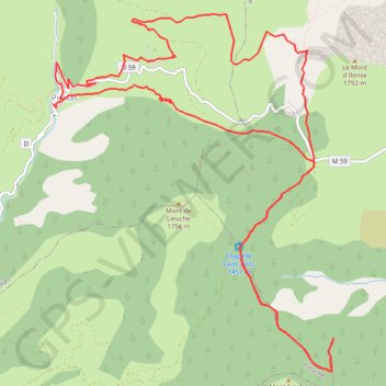 PIERLAS BREC D'ILONSE GPS track, route, trail