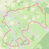 Le chemin de la Licorne (Gommegnies) GPS track, route, trail