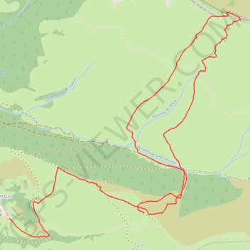 Sommet du Jambet GPS track, route, trail
