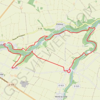 Bondaroy GPS track, route, trail