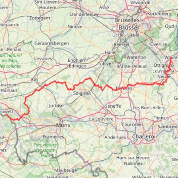 GR121 GPS track, route, trail