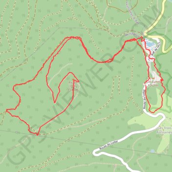 De Luitel au Pic de l'Oeilly GPS track, route, trail