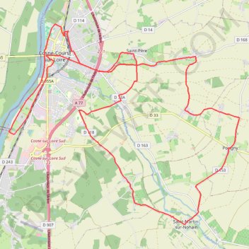 Cosne-Cours-sur-Loire GPS track, route, trail