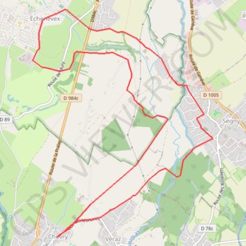Parcours Val GPS track, route, trail