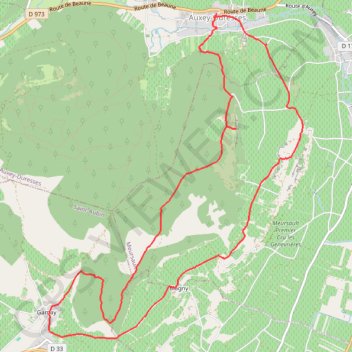 Auxey Duresses - Gamay GPS track, route, trail