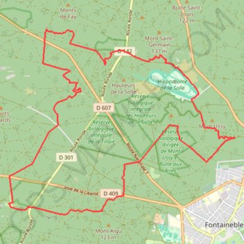 Circuits des madones GPS track, route, trail