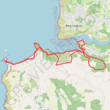 Rando tredrez-yaudet GPS track, route, trail
