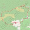 AIGUES VIVES (34480), col de la Balque, Cabrerolles- 14,4km- 700m (10 10 21 Sabine) GPS track, route, trail