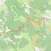RF J3 Les Vanels - Barre 10.7 kms + 435 m GPS track, route, trail