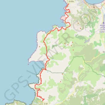 Corse - ES 11 : NOTRE DAME DE LA SERRA - FANGO GPS track, route, trail