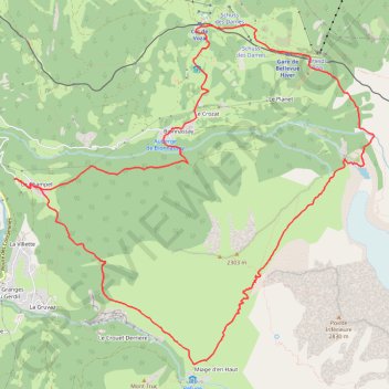 Col du Tricot GPS track, route, trail