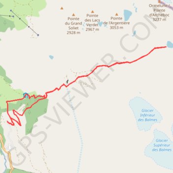 Le Monal et Lac Noir GPS track, route, trail