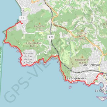 Saint Cyr les Lecques GPS track, route, trail