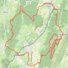 Boucle VTT depuis Simandre-sur-Suran GPS track, route, trail