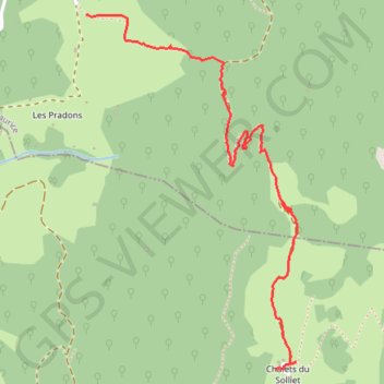 Roc des Bœufs GPS track, route, trail