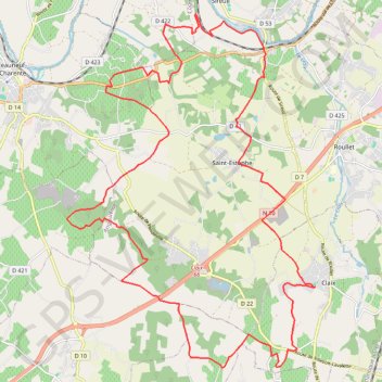 Claix St Estephe GPS track, route, trail
