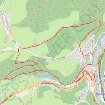 Jogging de Saint Joseph GPS track, route, trail