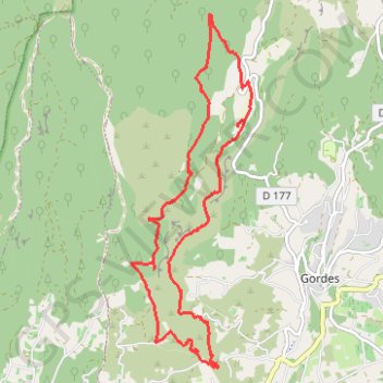 Gordes Village des Bories GPS track, route, trail