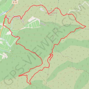 Les Maupas, la Baisse des Contes, les Bertrands - HYERES - 83400 GPS track, route, trail