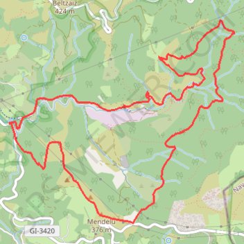 Les Mines d'Arditurri GPS track, route, trail