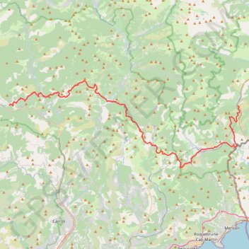 GR510 De Breil-sur-Roya à Villars-sur-Var (Alpes-Maritimes) GPS track, route, trail