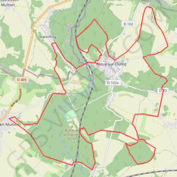 Trail du Pays de l'Ourcq - Trail du Pays de l’Ourcq GPS track, route, trail