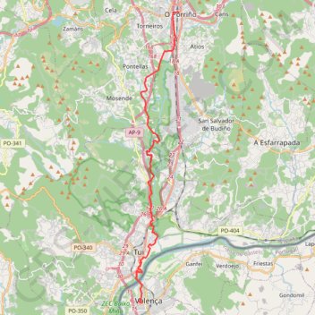 Valença_Porrino-18313560 GPS track, route, trail