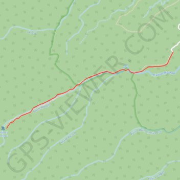 🚶 Trace des chutes Moreau GPS track, route, trail