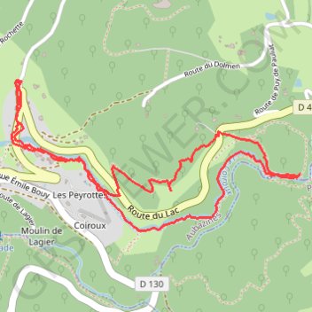 La Gironie (Aubazine) GPS track, route, trail